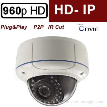 Network Vandalproof IR Dome Security CCTV Poe IP Camera (UV-IPD9912)